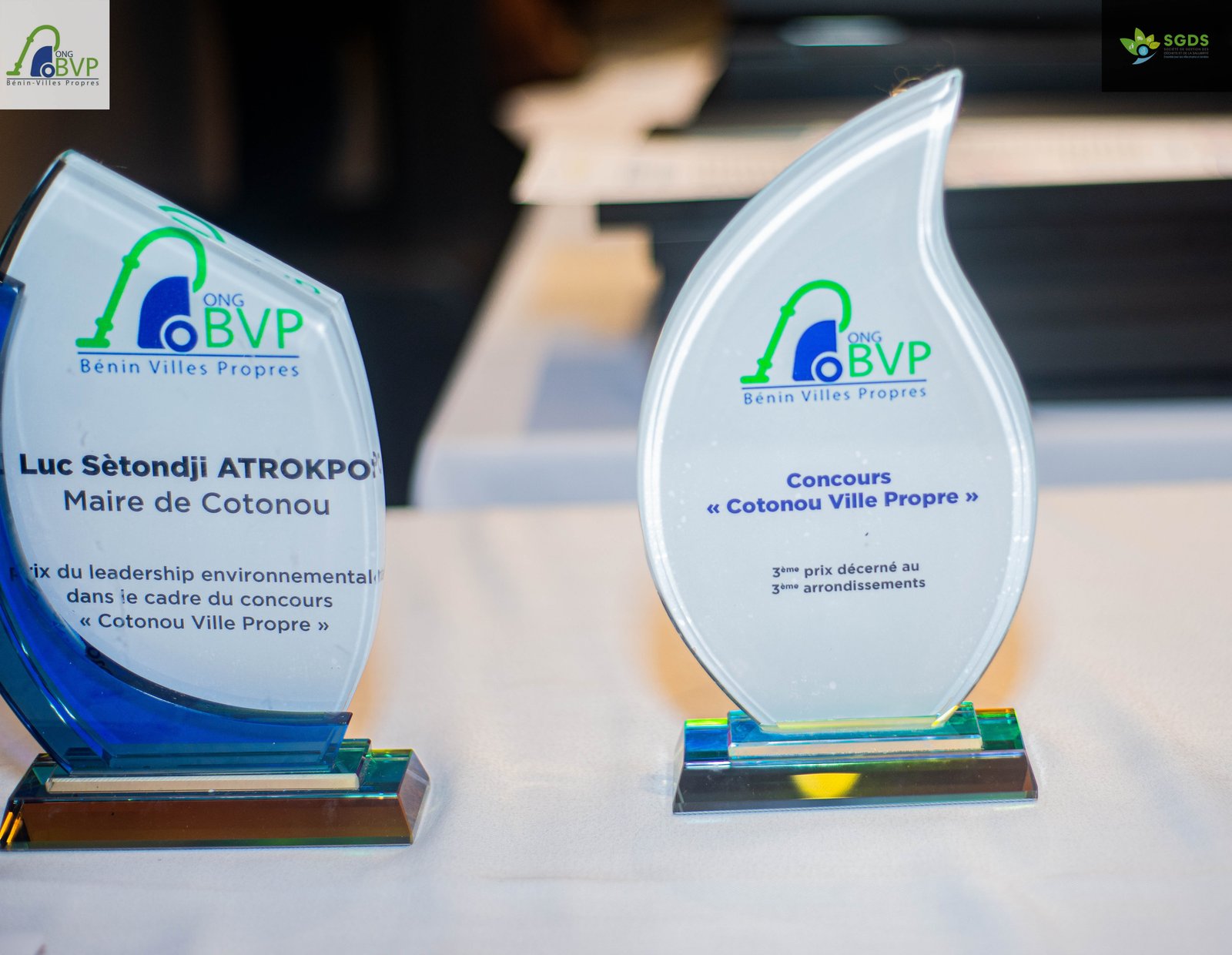 Trophée d’Honneur pour notre engagement en faveur de l’assainissement urbain et de la promotion d’un cadre de vie sain